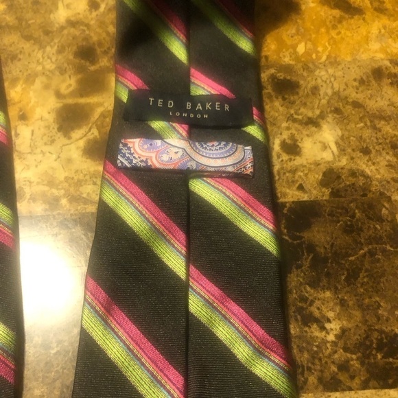 NWT Ted Baker London 100% Silk Tie - Picture 3 of 8